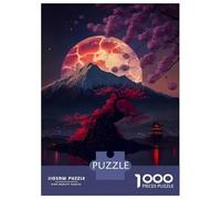 Puzzles for Adults 1000 Pieces Magic Flowers The Lake Jigsaw for Adults Brain Teaser Game Analysis And Logic Fun Activities at Home 70x50cm/1000pcs