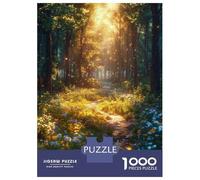 Puzzles for Adults 1000 Pieces Magical Forest Jigsaw Puzzle Brain Teaser Game But Fun And Humorous Christmas Birthday Gifts 52x38cm/1000pcs