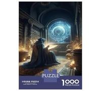 Puzzles for Adults 1000 Pieces Magical Library of Wonders Jigsaws for Adults Brain Teaser Game Analysis And Logic Unique Birthday And Xmas Gifts 52x38cm/1000pcs