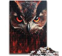 Puzzles for Adults 1000 Pieces Magical Owl 1000 Piece Puzzle,learning Educational for Is Ideal As A Gift for The Whole Family (26x38cm)