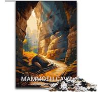 Puzzles for Adults 1000 Pieces Mammoth Cave National Park, Toys Educational Games Stress Relieving Enhance Love between Couples 26x38cm