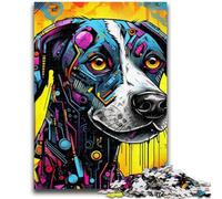 Puzzles for Adults 1000 Pieces Mechanical Dog Puzzles for Teenagers,Stress Reliever Staycation Kill Time Enhance Love between Couples (38x26cm)