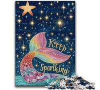 Puzzles for Adults 1000 Pieces Mermaid Tail Puzzles for Adults,Stress Reliever Difficult Challenge Home Decoration Toys (75x50cm)