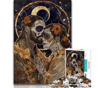 Puzzles for Adults 1000 Pieces Mexican Style Skull,Help The Brain Exercise Addictive Toys to Cultivate Patience Perfect Decoration (38x26cm)