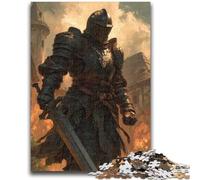 Puzzles for Adults 1000 Pieces Mighty Medieval Knight Adult Jigsaw,Educational Games Wall Decoration Unique Birthday And Xmas Gifts (75x50cm)