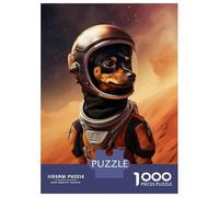 Puzzles for Adults 1000 Pieces Miniature Pinscher Mars Jigsaws for Adults Brain Teaser Game Pattern Assembly Challenging Game Gifts 38x26cm/1000pcs