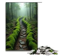 Puzzles for Adults 1000 Pieces Moss Slide Impossible Puzzle Family Game Stress Reliever Difficult Challenge 1000 PCS(75x50cm)