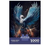 Puzzles for Adults 1000 Pieces Mystical Phoenix Bird Puzzles for Adults Brain Teaser Game Home Decoration Fun Activities at Home 52x38cm/1000pcs
