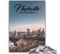 Puzzles for Adults 1000 Pieces Nashville Family Fun for Is Ideal As A Gift for The Whole Family for And Age 14 Years Up (size 38x52cm)