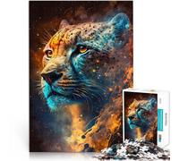 puzzles for adults 1000 pieces Nebula Cheetah Games Toys Gift 50x75cm is ideal as a gift for the whole family for for Age 14