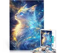 puzzles for adults 1000 pieces Nebula Kitten Made of cardboard Suitable for people aged 14 and above Educational games Secret Santa Gifts。size：26x38cm/10.24x14.96inch