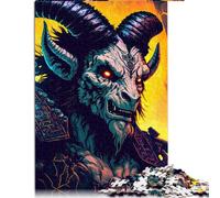 Puzzles for Adults 1000 Pieces neon goat Wooden Puzzles For Adults and Kids 50x75cm Jigsaw Puzzle For Kids