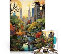 puzzles for adults 1000 pieces New York Central Park Stressabbau Staycation Zeit totschlagen Wohnkunstdekor52x38cm