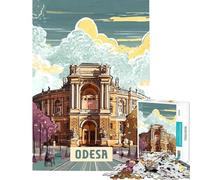 Puzzles for Adults 1000 Pieces Odesa Brain Intelligence Challenge Addictive Toys Practical Game Difficult Hard Gifts Birthday (size 50x75cm)