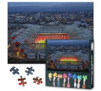 Puzzles for Adults 1000 Pieces-Old Trafford Stadium in United Kingdom | finished size 50X70cm, gift for a boy, durable cardboard, smooth snap-fit pieces, back letters hints, family night games
