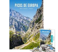 Puzzles for Adults 1000 Pieces Picos De Europa Ntl Park Family Games for Educational Game Challenge Toy Gifts for Women Men Wall Decoration (size 38x26cm)