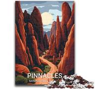 Puzzles for Adults 1000 Pieces Pinnacles National Park 1000 Pieces for Teenagers,Stress Reliever Staycation Kill Time Parent-child Interaction (50x75cm)
