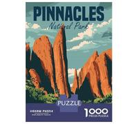 Puzzles for Adults 1000 Pieces Pinnacles National Park Adult Jigsaw Puzzle Hands-on Game Staycation Kill Time Challenging Game Gifts 52x38cm/1000pcs