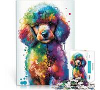 puzzles for adults 1000 pieces Poodle Style 4 für Lernspiel-Herausforderungsspielzeug Geburtstagsgeschenk, Geschenke52x38cm