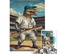 Puzzles for Adults 1000 Pieces Prehistoric Slugger Jigsaw for Adults Hands-on Game Perfect Decoration Unique Birthday And Xmas Gifts (Size 50x75cm)