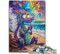 Puzzles for Adults 1000 Pieces Psychedelic Dragon Decompressing Intellectual Educational Toy Great Gifts And Toys 50x75cm