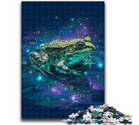 Puzzles for Adults 1000 Pieces Psychedelic Frog Puzzles for Teenagers,Fun Present & Activity for Home,Toy for Rainy Days (26x38cm)