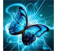 Puzzles for Adults 1000 Pieces Puzzles 1000 Pieces for Adults Blue Butterfly Puzzle Educational Games Home Decoration Puzzle 38x52cm