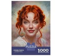 Puzzles for Adults 1000 Pieces Red Hair Woman Jigsaw Puzzle Brain Teaser Game But Fun And Humorous Christmas Birthday Gifts 70x50cm/1000pcs