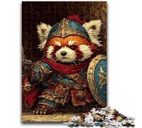 Puzzles for Adults 1000 Pieces Red Panda Warrior Puzzles for Teenagers,Fun Present & Activity for Home,Toy for Rainy Days (75x50cm)