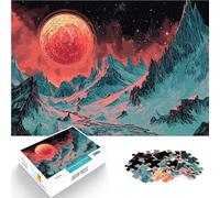 puzzles for adults 1000 pieces Red Planet Landscape Spielspielzeug als Familiengeschenk Wichtelgeschenke38x26cm