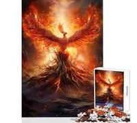 Puzzles for Adults 1000 Pieces Resurrection Phoenix Impossible Game Suitable for Couples Anti-Stress Toys Birthday Present, Gifts, (38X52CM)