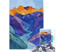 Puzzles for Adults 1000 Pieces River Between Mountains Impossible Game for Educational Game Challenge Toy Gifts Birthday Improve Memory (Size 75x50cm)