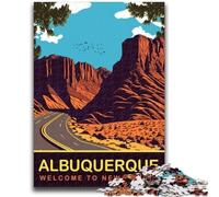 Puzzles for Adults 1000 Pieces Road to Albuquerque for Educational Game Challenge Toy for Is Ideal As A Gift for The Whole Family (size 38x26cm)