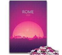Puzzles for Adults 1000 Pieces Rome Italy for Educational Game Challenge Toy for Is Ideal As A Gift for The Whole Family (size 38x52cm)