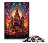 Puzzles for Adults 1000 Pieces Russia Red Square Impossible Puzzle Family Game Stress Reliever Difficult Challenge 75x50cm