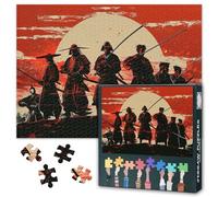 Puzzles for Adults 1000 Pieces | Samurai Jigsaw Puzzles with Premium Cut | Group of Samurai Warriors Challenging 1000 Piece Puzzle for Adults Art & Puzzles Design 27.5" x 19.6"/70 * 50cm
