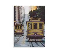 Puzzles for Adults 1000 Pieces，San Francisco Cable Cars，Challenging Puzzle as Home Wall Art（38x26cm）-AQ93