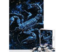 Puzzles for Adults 1000 Pieces Scorpio Constellation Home Decoration Toys Art Work Gift for Educational Game Wishlist with Santa Claus Size 50x75cm