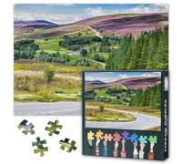 Puzzles for Adults 1000 Pieces Scottish Highlands Cairngorms National Park Jigsaw Puzzles Lecht Ski Resort Scotland Adult Puzzle for Adults Educational Fun Games or Toys for Elders Friends 20X27 INCH
