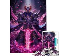 Puzzles for Adults 1000 Pieces Shadow of The Sakura Brain Intelligence Challenge Addictive Toys Practical Game Difficult Hard Gifts Birthday (size 50x75cm)