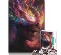 Puzzles for Adults 1000 Pieces Skeleton,Help The Brain Exercise Addictive Toys to Cultivate Patience Perfect Decoration (75x50cm)
