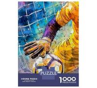 Puzzles for Adults 1000 Pieces Soccer Goalkeeper Save Jigsaw Puzzle Brain Teaser Game But Fun And Humorous Christmas Birthday Gifts 70x50cm/1000pcs