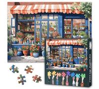 Puzzles for Adults 1000 Pieces, Souvenir Shop at the Market Jigsaw Puzzles, Adult Puzzle for Adults, Educational Fun Games or Toys for Elders Friends 20X27 INCH
