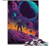 Puzzles for Adults 1000 Pieces Space Adventurer, Family Game Stress Reliever Difficult Challenge A Work of Art for Ages 14+ (Size 26x38cm)
