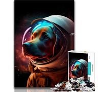 Puzzles for Adults 1000 Pieces Space Labrador Retriever 1000 Piece Puzzle,Educational Games Home Decoration Suitable for Desktop Decoration 75x50cm