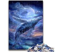 Puzzles for Adults 1000 Pieces Space Whale Stress Reliever Difficult Challenge Unique Home Decor And Gifts 26x38cm