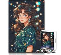 Puzzles for Adults 1000 Pieces Starry Dreamer︰ Cosmic Elegance Tough Challenge Hands-on Game for And from 14 Years And over (size 38x26cm)