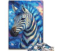 Puzzles for Adults 1000 Pieces Starry Sky Zebra 1000 Piece Jigsaw,Challenging Family Activity Games DIY Toy for Home Wall Decor Gifts (38x26cm)