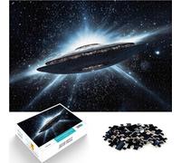 puzzles for adults 1000 pieces Starship Made of cardboard，for age 14 years and over Assembling the model As a gift for the whole family and friends。size：26x38cm/10.24x14.96inch