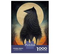 Puzzles for Adults 1000 Pieces Stylised Wolf Jigsaws for Adults Brain Teaser Game Analysis And Logic Unique Birthday And Xmas Gifts 52x38cm/1000pcs